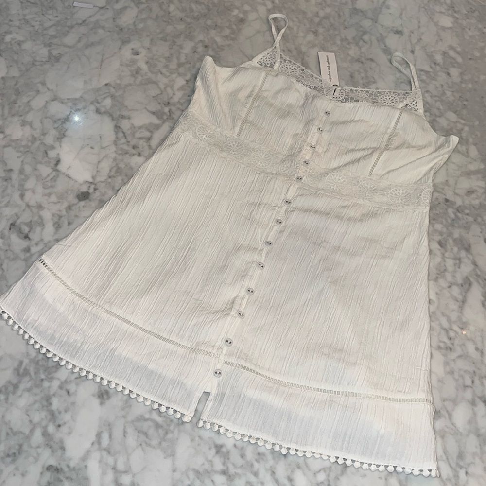Nwt Cupcakes And Cashmere White Dress Size M